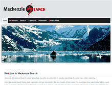 Tablet Screenshot of mackenziesearch.com